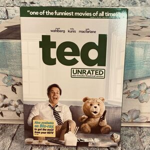 Ted DVD Unrated Version Mark Walhberg Mila Kunis Seth Macfarlane